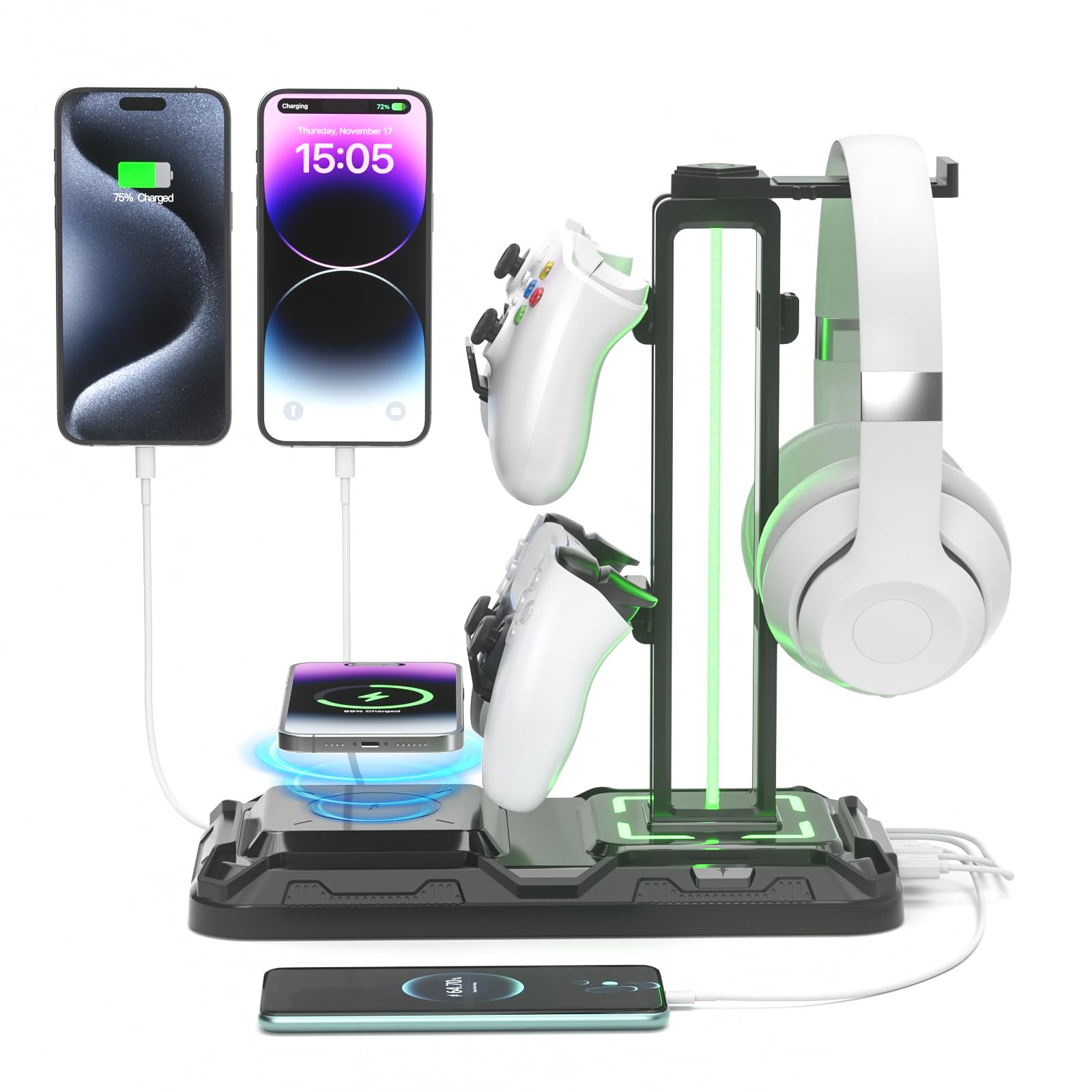 KDD Wireless Charging Headphone Stand